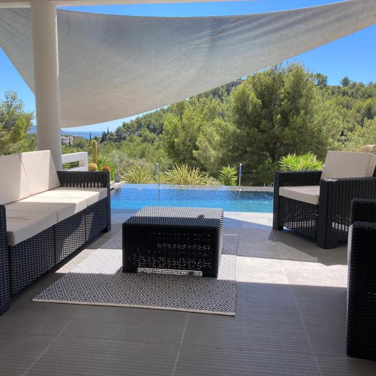 Somptueuse Villa d'architecte climatisée avec Piscine chauffée - Villa avec Piscine Privée - 6