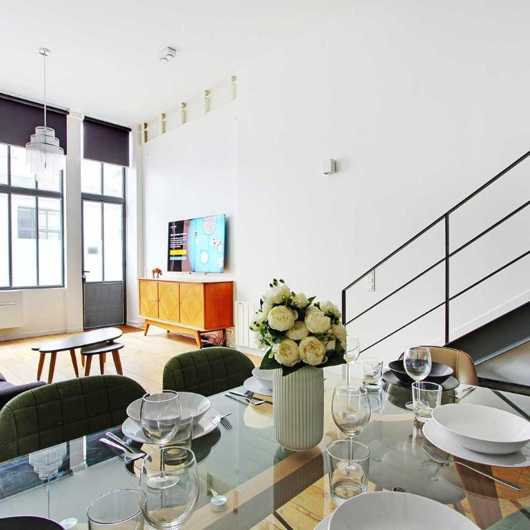 Elegant apartment - 1BR-6P- Grands Boulevards - Appartement - Rez-de-Chaussée - 3