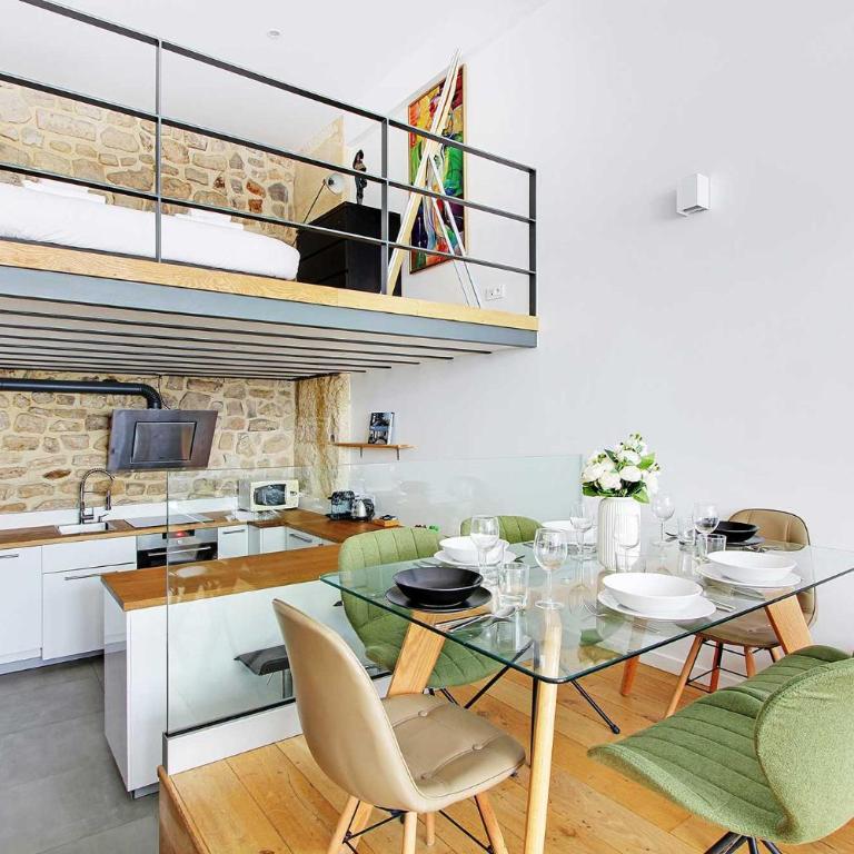 Elegant apartment - 1BR-6P- Grands Boulevards - Appartement - Rez-de-Chaussée - 2