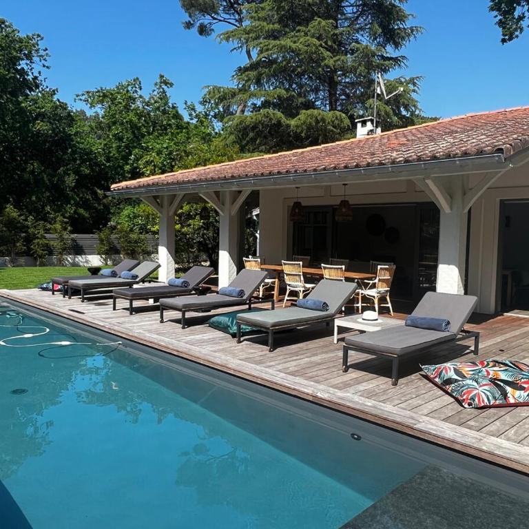 Villa Romaline - Plage Pereire - Piscine chauffée - Villa with Private Pool - 18