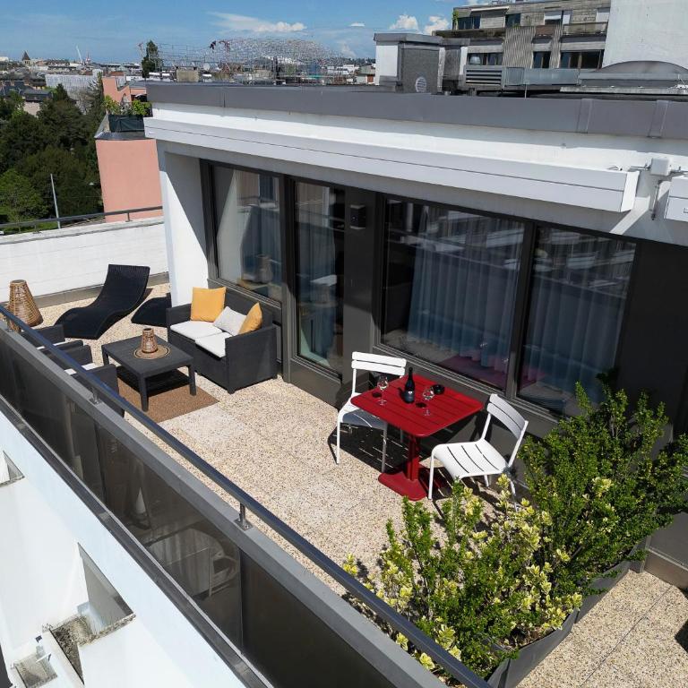 Home Swiss Hotel - Chambre Double avec Terrasse - 3
