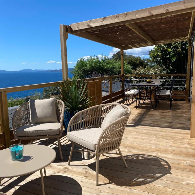 ST RAPHAEL- Mobile Home 3ch clim -MAGNIFIQUE VUE MER-ILE D'OR - Plages et Piscine - Haus mit 3 Schlafzimmern - 1