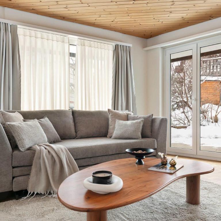 Modern Alpine Stay Terrace Central Davos - Apartment - 6