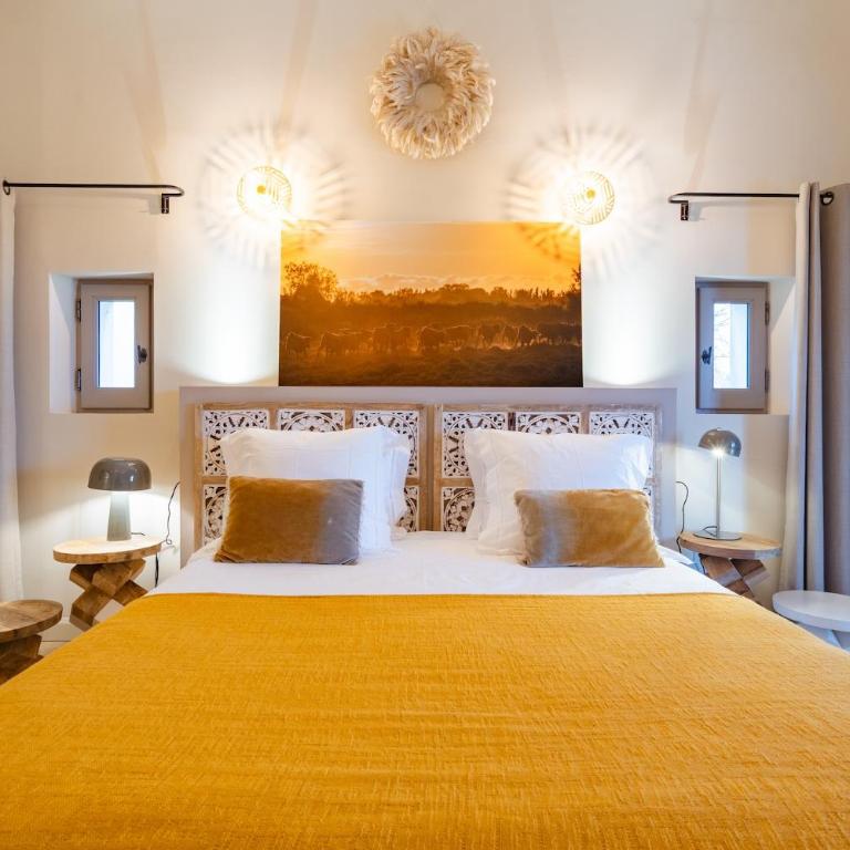 Mas du Couvin, maison d'hôtes en Camargue - Camera Matrimoniale Deluxe con Vasca - 4