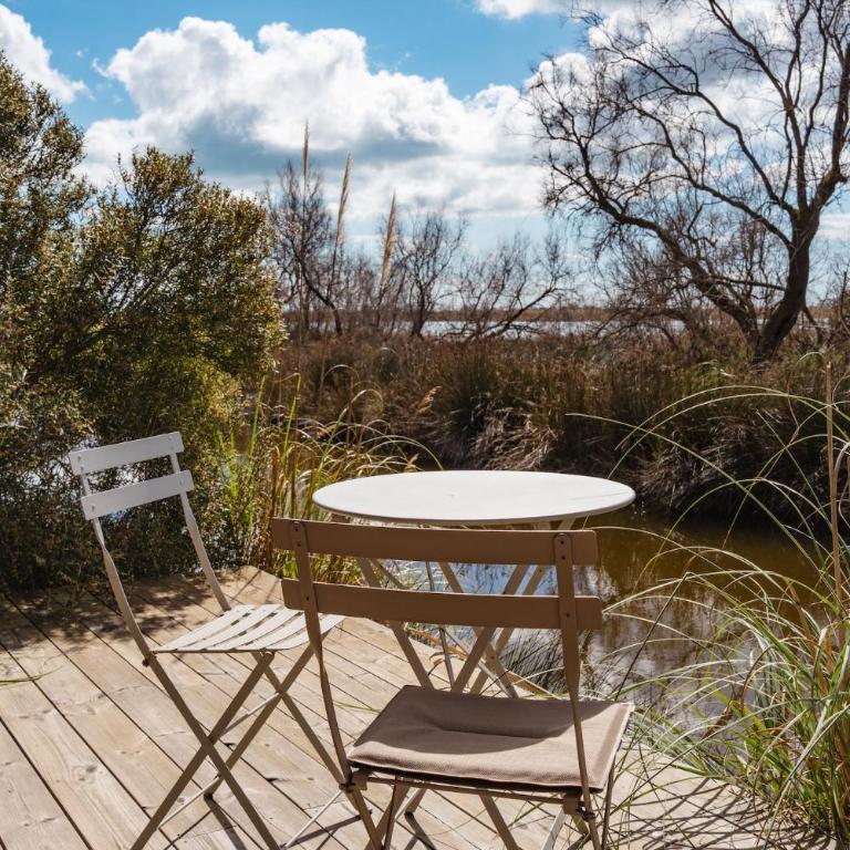 Mas du Couvin, maison d'hôtes en Camargue - Camera King con Vista Giardino - 11