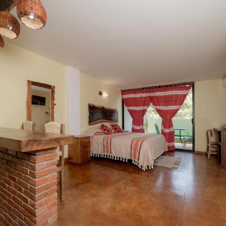 Madre Tierra Hotel & Coworking - Estudio con cama extragrande - 16