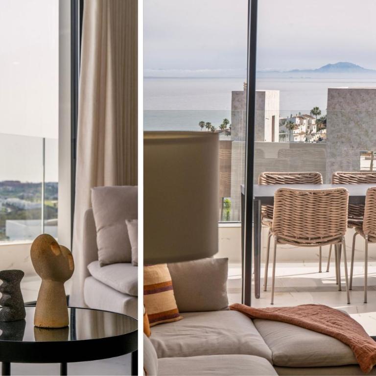 Modern Two-Bedroom Coastal Retreat with Panoramic Sea Views to Africa - Apartment - 9