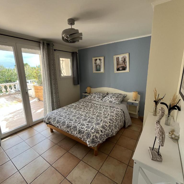 Villa Bibaou - Chambre Double - Vue sur Piscine - 3