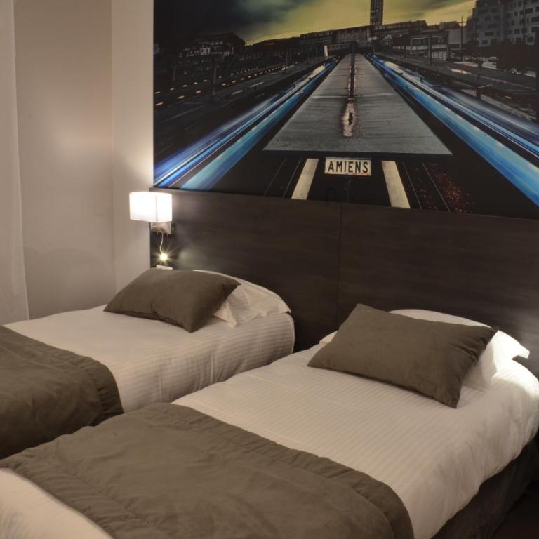 Logis Hôtel - La Chambre d'Amiens - Chambre Double ou Lits Jumeaux - 2