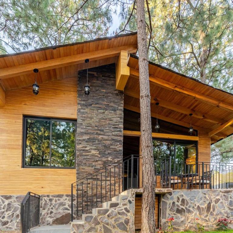 Cabaña de Lujo Para 4 Personas Dentro del Bosque - Two-Bedroom Chalet - 18