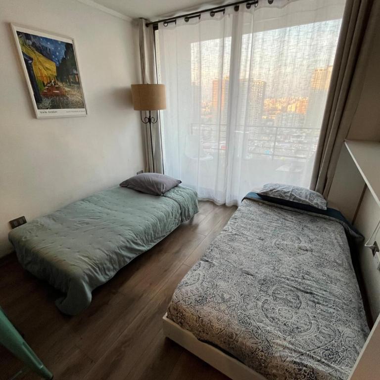 Acogedor departamento en Estación Central con Balcón y WIFI - Apartamento de 2 dormitorios - 17