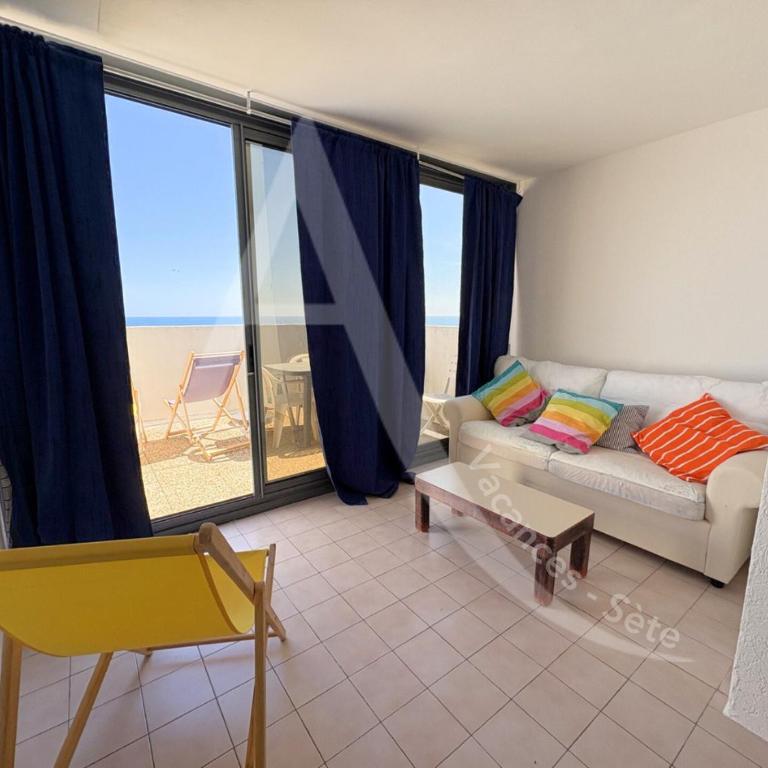 STUDIO VUE MER AVEC PKG, PISCINE, TENNIS, PLAGE DIRECT - Studio - Vue sur Mer - 8