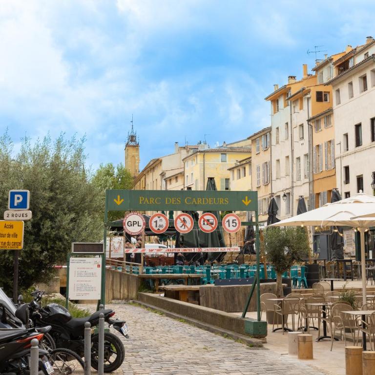 Le Cézanne - Studio Hypercentre - Wifi - Train station - Deluxe Apartment mit 1 Schlafzimmer und Stadtblick - 12