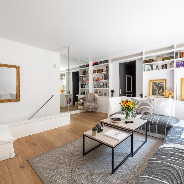 Louvre l Souplex à 15min du Jardin du Luxembourg - Appartement 1 Chambre avec Terrasse - 14