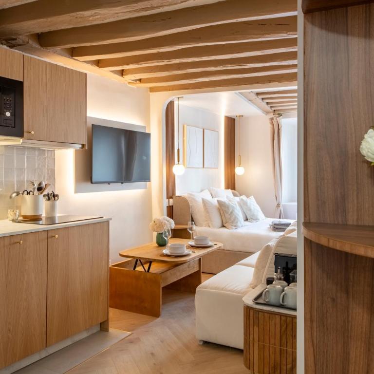 Louvre - Rivoli - Designer Studio - Sleeps 3P - Appartamento Monolocale - 14