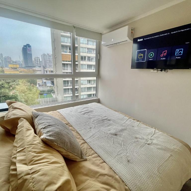 Nuevo y moderno Apartamento en Ñuñoa - Metro Irarrázaval - Apartamento de 1 dormitorio - 40