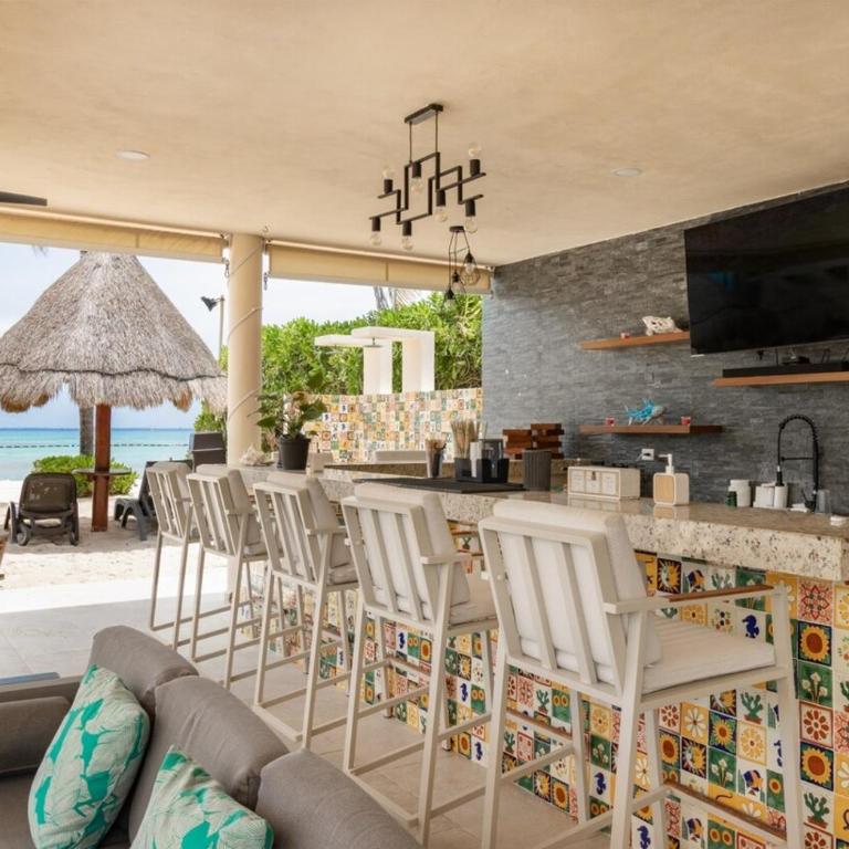 Private Beach club-Penthouse for large groups - Appartement - 6