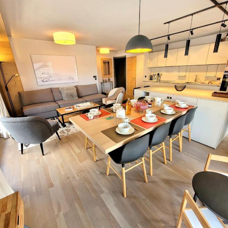 Appartement spacieux skis aux pieds, centre village, 8 pers, parking - FR-1-598-188 - Appartamento - 2