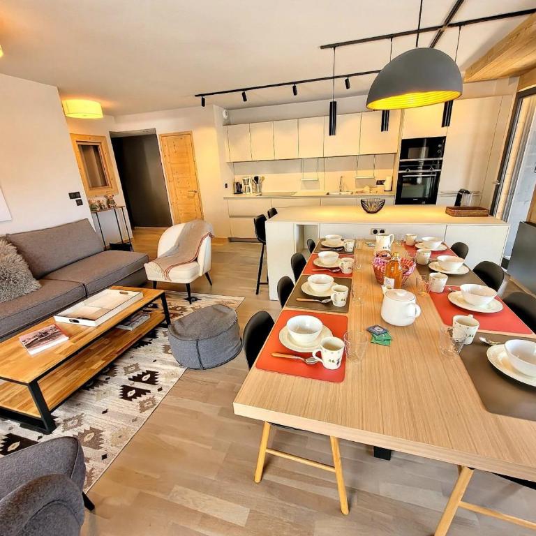 Appartement spacieux skis aux pieds, centre village, 8 pers, parking - FR-1-598-188 - Appartamento - 10