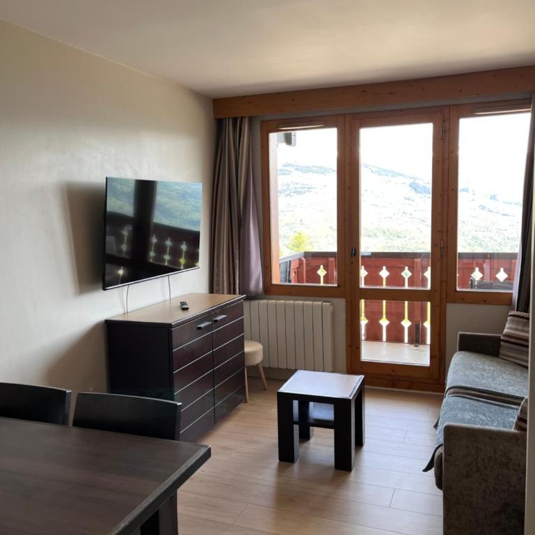 La Plagne Appartement au pied des pistes avec vue Mont Blanc - Apartment mit 1 Schlafzimmer - 16