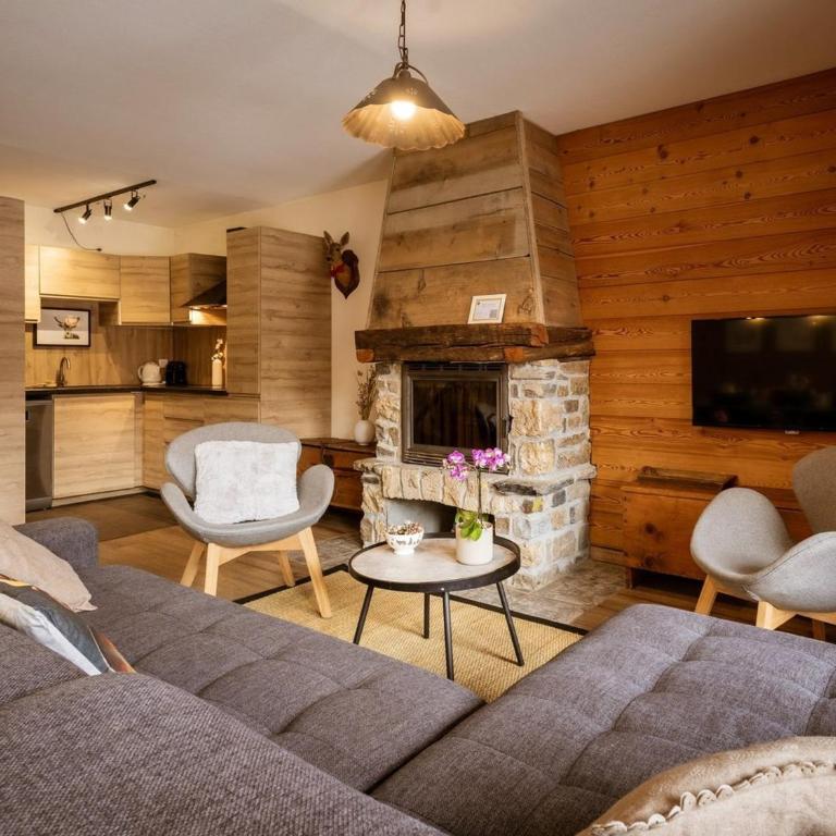 Duplex 4 pièces, 8 pers, animaux admis, cheminée - FR-1-263-155 - Appartement (8 Adultes) - 8