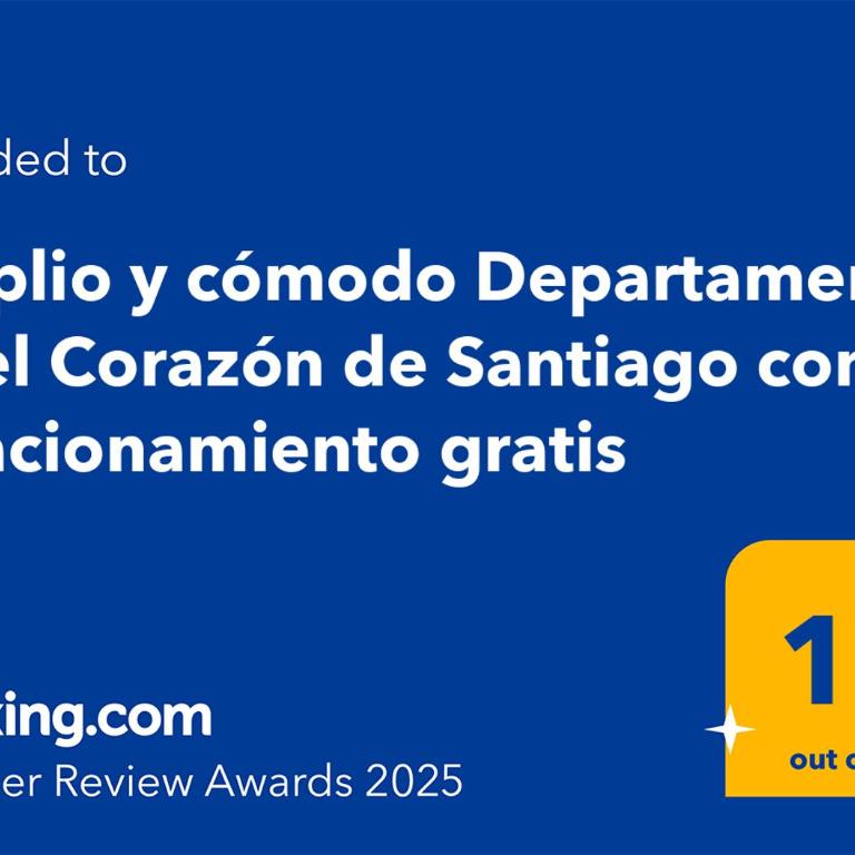 Amplio y cómodo Departamento en el Corazón de Santiago con estacionamiento gratis - Apartamento de 2 dormitorios - 9