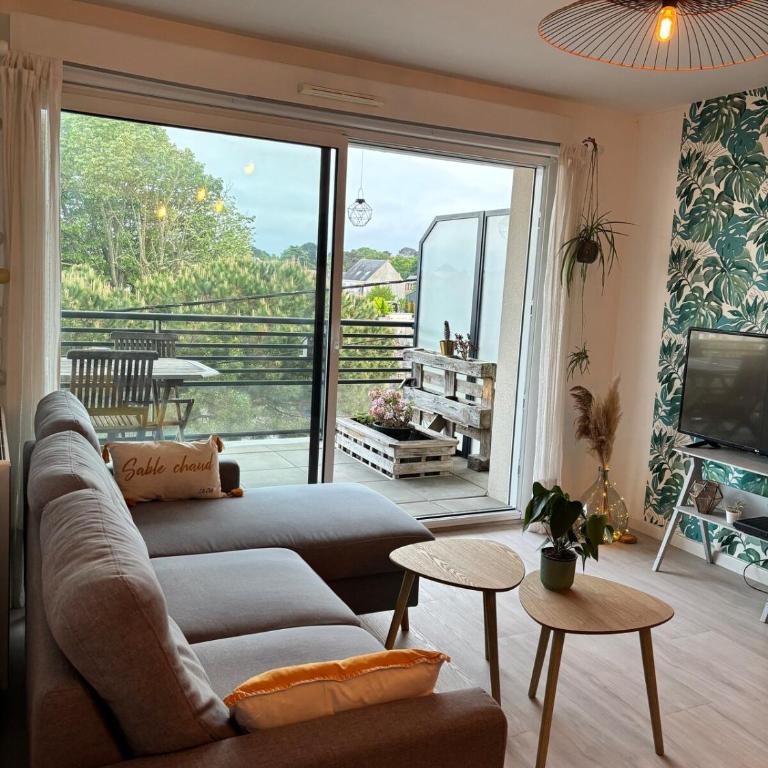 2 pièces lumineux, terrasse exposée sud, proche mer - Appartement 1 Chambre - 1