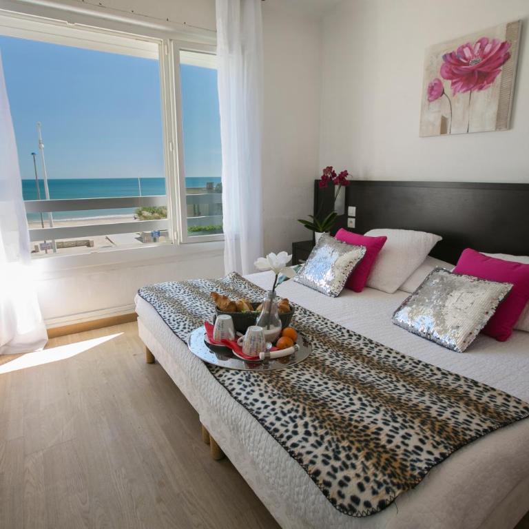 Le Grand Large Bord de Mer Hotel & Appartements - Chambre Double Supérieure - Vue sur Mer - 4