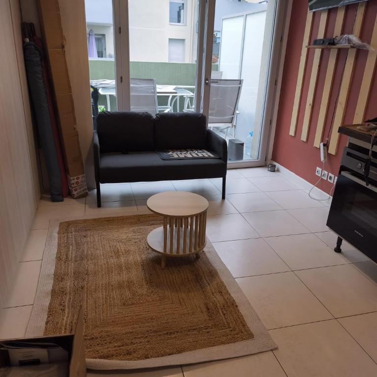 Studio calme et paisible, climatisé avec terrasse au dernier étage, 100m du tramway et 20 min de la promenade des anglais - Appartement 1 Chambre - 24