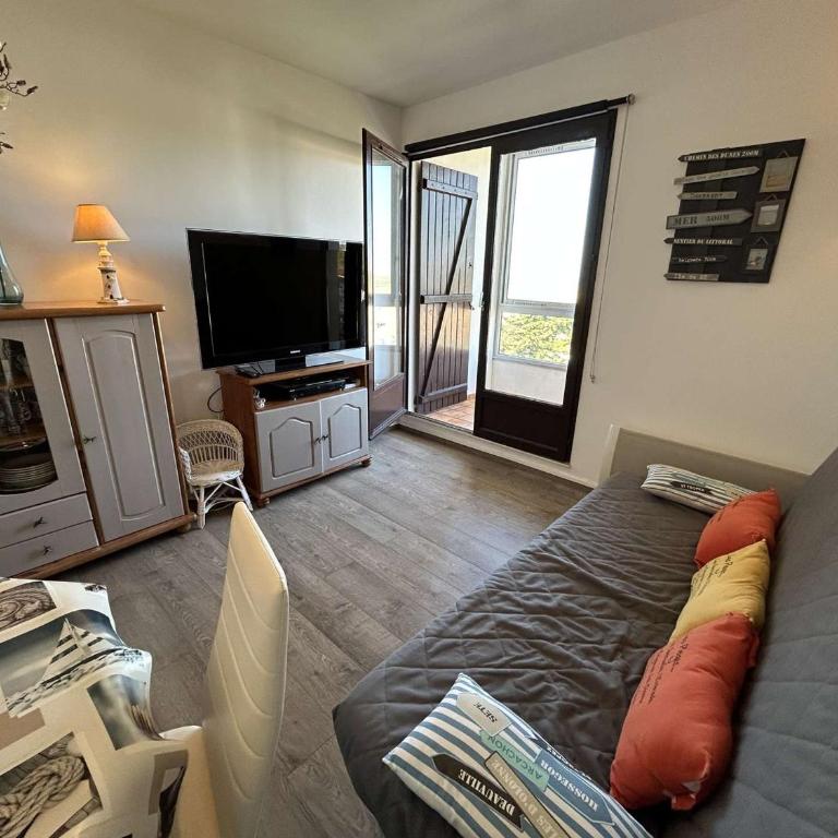 Appartement moderne 3 pièces, vue mer, parking privé, 5 couchages - FR-1-224C-348 - Appartement - 6