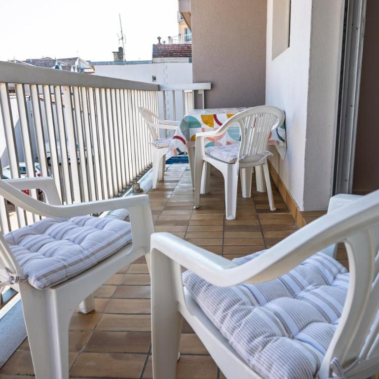 Appartement Les Coraux, centre & plage - Apartment mit 1 Schlafzimmer - 16