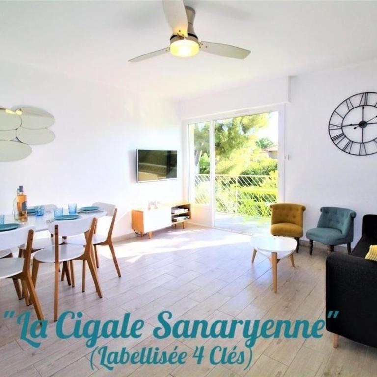 La Cigale Sanaryenne et son Jardin Méditerranéen - Apartment mit 2 Schlafzimmern - 1