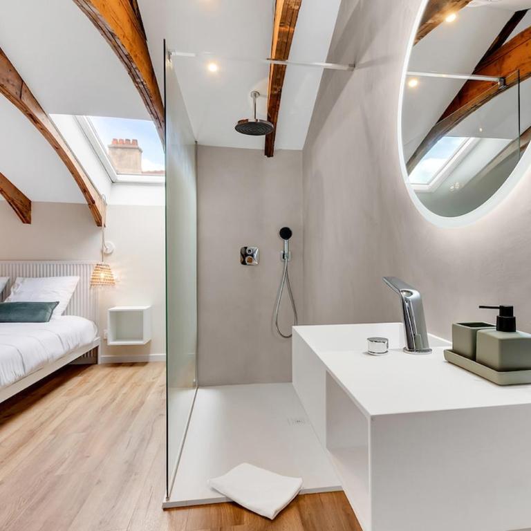 Le Gambetta - Élégance et Confort - Vue sur la Place Stanislas - One-Bedroom Apartment - 13