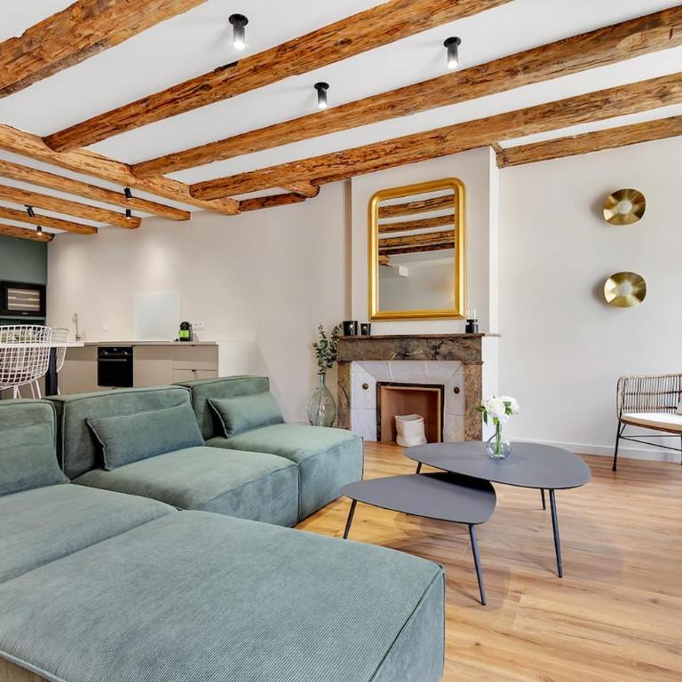 Le Gambetta - Élégance et Confort - Vue sur la Place Stanislas - One-Bedroom Apartment - 1