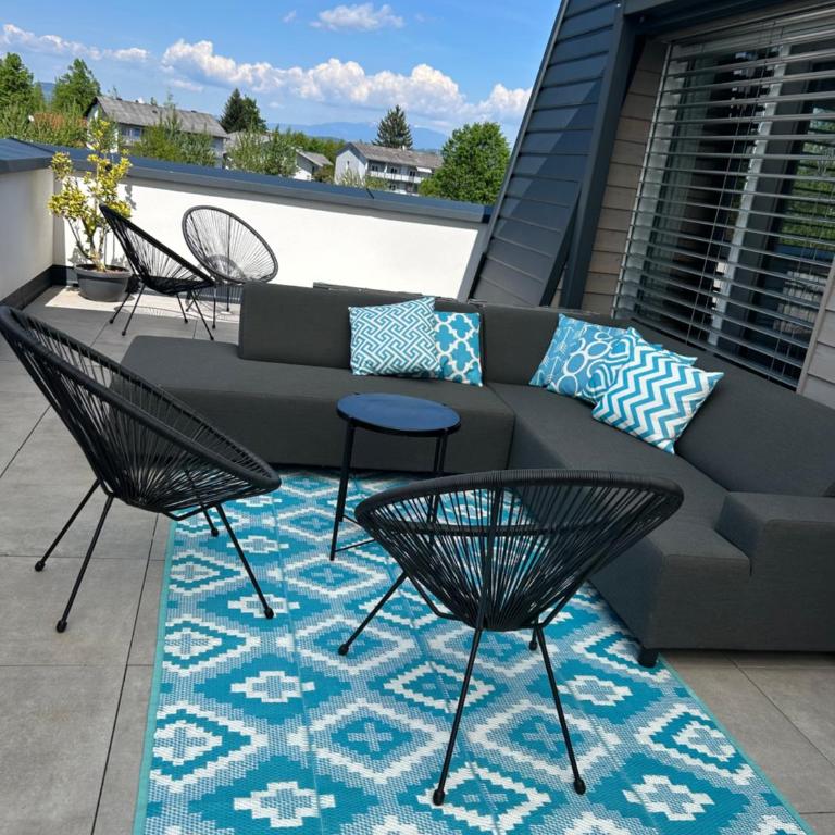 LUX PENTHOUSE Klopeiner See Apartment Ferienwohnung FeWo - Apartment mit 2 Schlafzimmern - 3