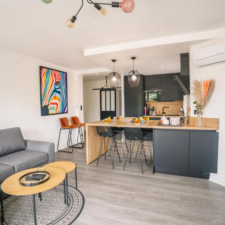 Magnifique T3-terrasse-parking-Centre ville-AD - Apartment mit 2 Schlafzimmern und Terrasse - 9