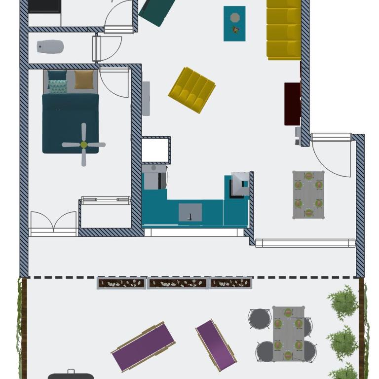 Malia 3 Etoiles Rez de jardin avec extérieur - Apartamento de 1 dormitorio - 26