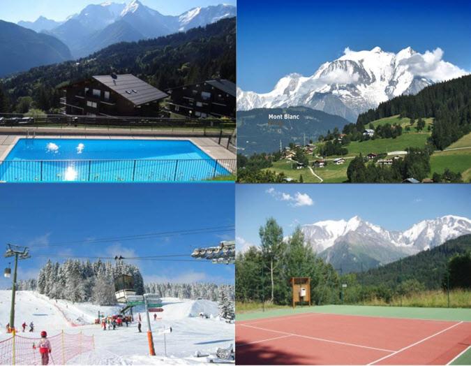 Appartement Balcon piscine tennis vue Montagne - Apartamento de 2 dormitorios con balcón - 1
