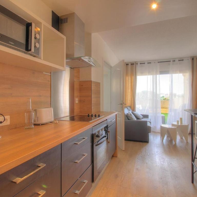 Cosy 2 pièces dans résidence avec piscine - Appartement 1 Chambre - 6
