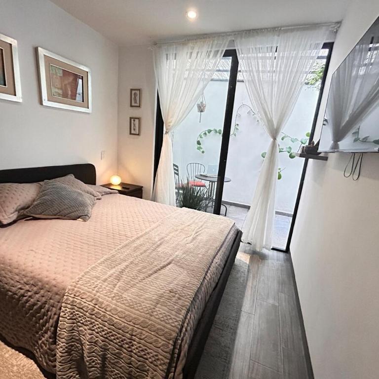 Suite Indiana c Terraza y estacionamiento 2 pers - One-Bedroom Apartment - 3