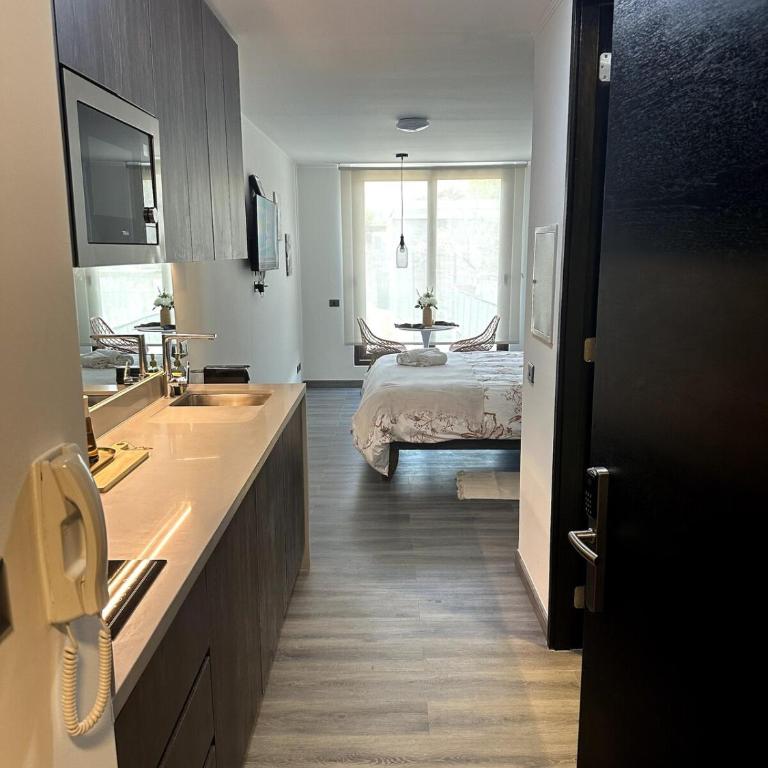 Apartamento en Santiago Wifi AC Café Agua Vino - Apartamento de 1 dormitorio - 2