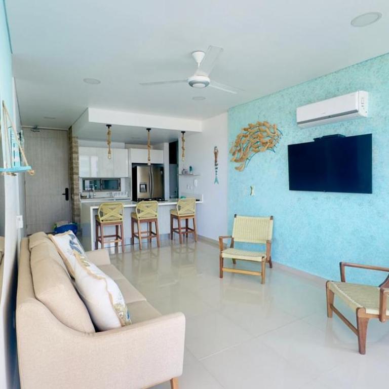 SAMARIA CLUB DE PLAYA by Santa Marta Playa Resort, Preciosos Apartamentos en el sector exclusivo de Pozos Colorados - Apartamento de 3 dormitorios - 9