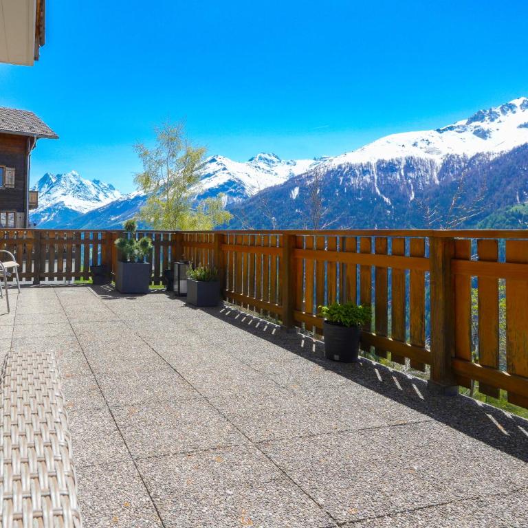 Appartement Tsandelanne avec terrasse panoramique, Val d'Hérens - Apartment - 1