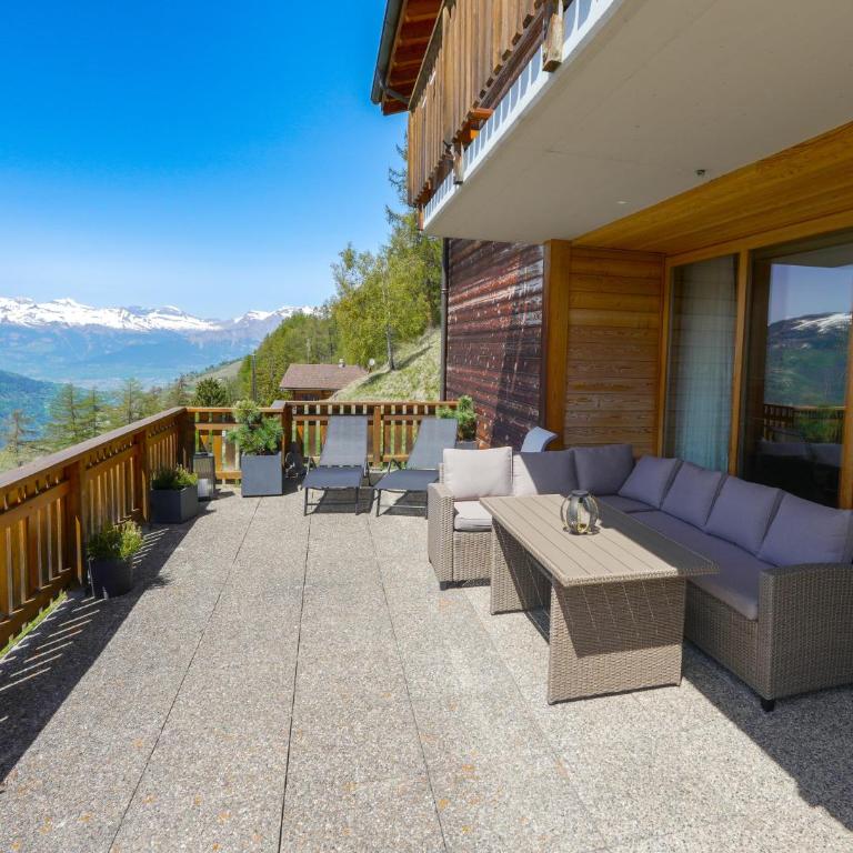 Appartement Tsandelanne avec terrasse panoramique, Val d'Hérens - Apartment - 2
