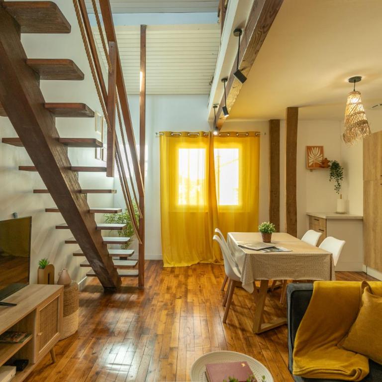 Le Boho - Charmant T3 avec climatisation et fibre - Loft-Apartment mit 2 Schlafzimmern - 7
