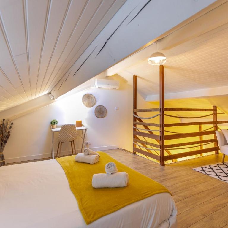 Le Boho - Charmant T3 avec climatisation et fibre - Loft-Apartment mit 2 Schlafzimmern - 4