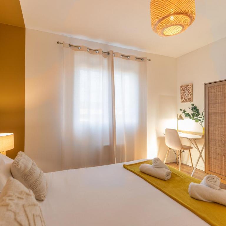 Le Boho - Charmant T3 avec climatisation et fibre - Loft-Apartment mit 2 Schlafzimmern - 15