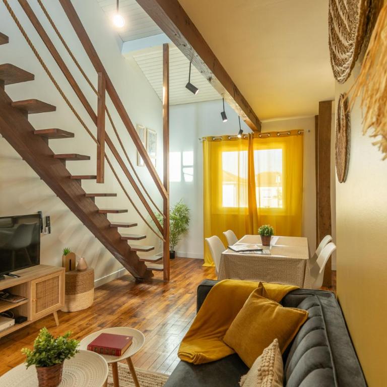 Le Boho - Charmant T3 avec climatisation et fibre - Loft-Apartment mit 2 Schlafzimmern - 5