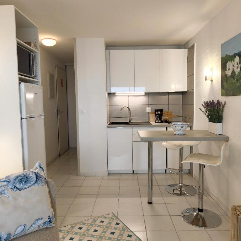 Adoya Plage Studio Vue mer et port Parking gratuit WiFi , Piscine, Tennis - Studio - 26