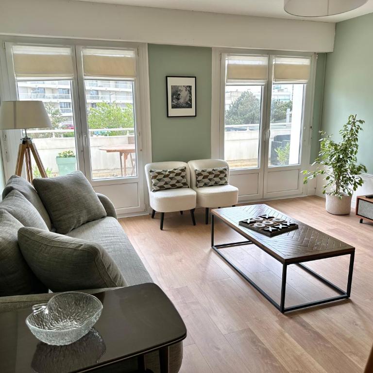 Jauffrey - Appartement avec Terrasse VUE MER et Garage à Berck-Plage - Two-Bedroom Apartment with Terrace and Sea View - 4